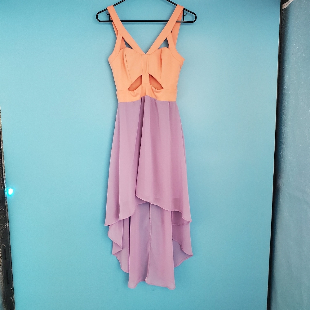 Solemio Dress Size Small Asymmetrical Sleeveless